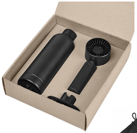 Garrafa & Ventoinha Portátil